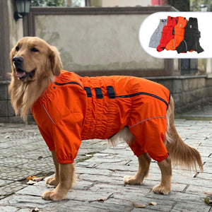 Keep Your Furry Friends Dry and Stylish with Our Pet Four-legged Clothing Raincoat
