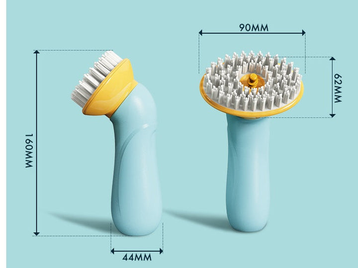 Experience Effortless Pet Grooming with Our New Hand-held Pet Bath Brush