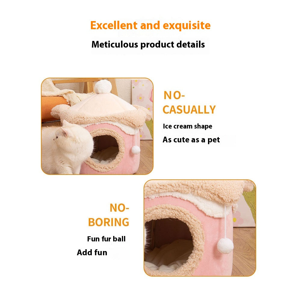 New Ice Cream House Pet Bed