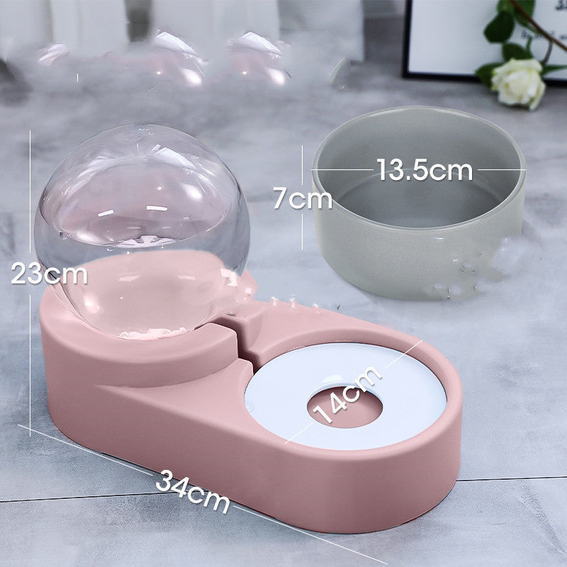 Automatic Water Drinking Bowl Feeding Container