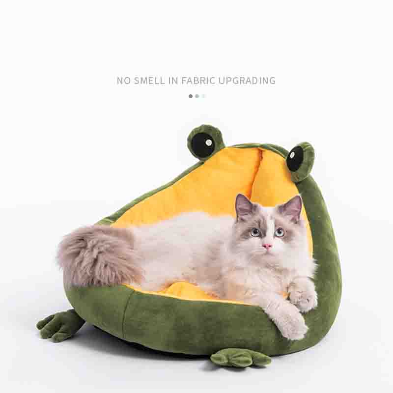 Frog Nest Semi-Enclosed Pet Bed