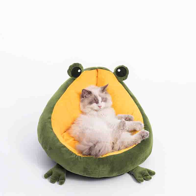 Frog Nest Semi-Enclosed Pet Bed