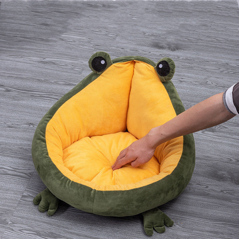 Frog Nest Semi-Enclosed Pet Bed