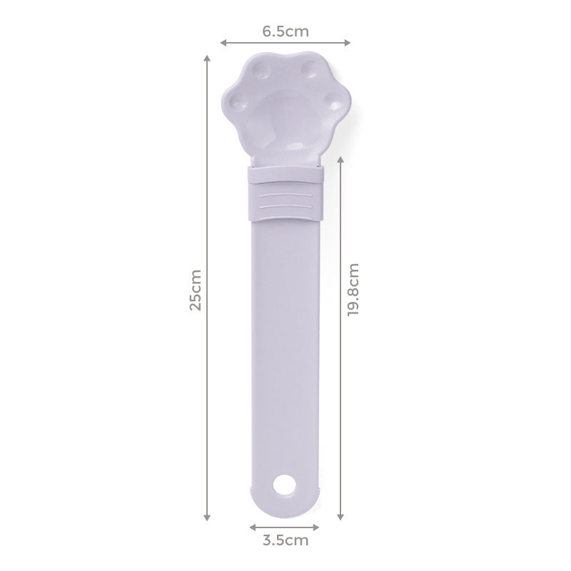 Plastic Cat Strip Squeezing Spoon Feeder