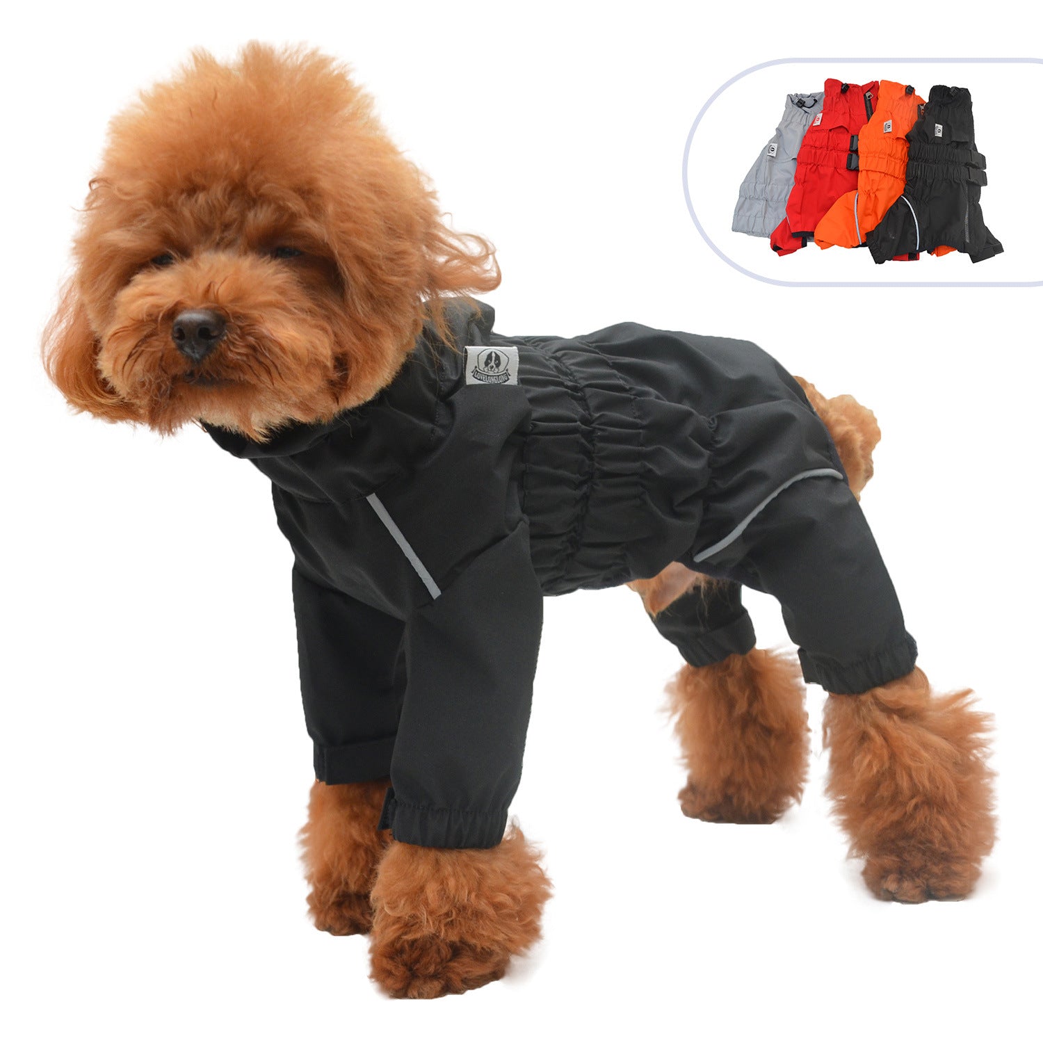 Pet Four-legged Clothing Raincoat