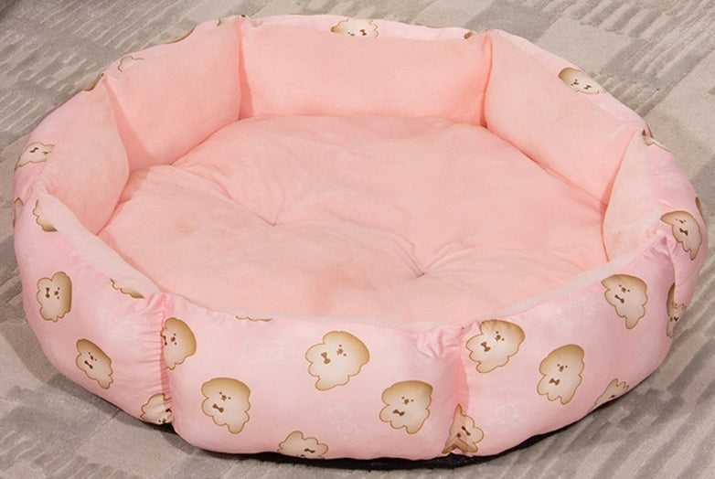 Octagonal Cage Pet Bed Fleece Lining