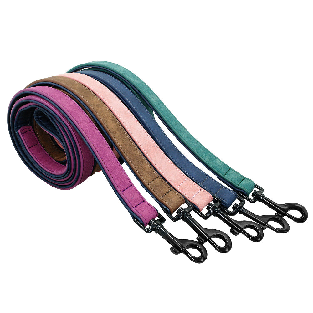 Dog Leash Pull-resistant Leather Products