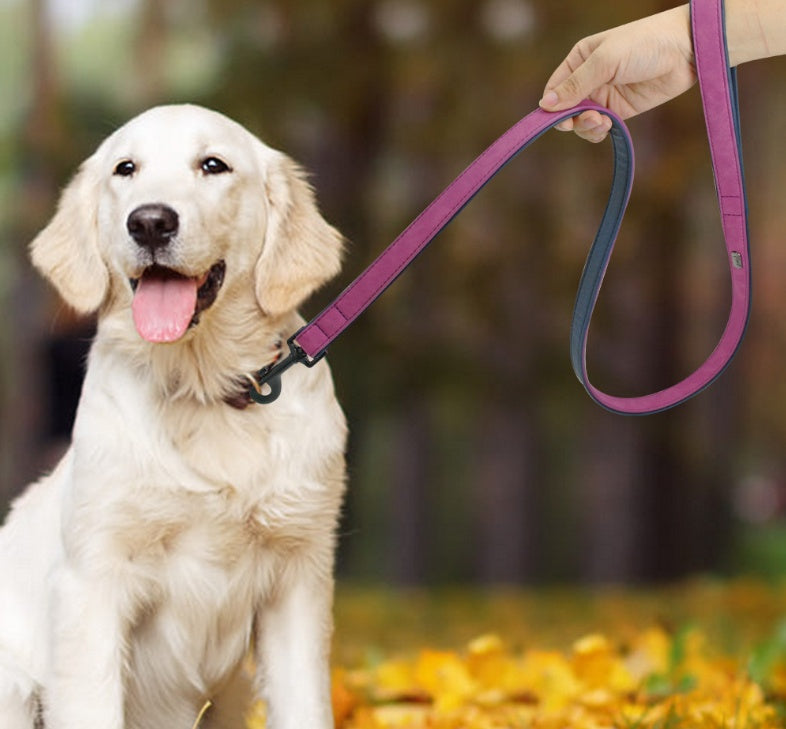 Dog Leash Pull-resistant Leather Products