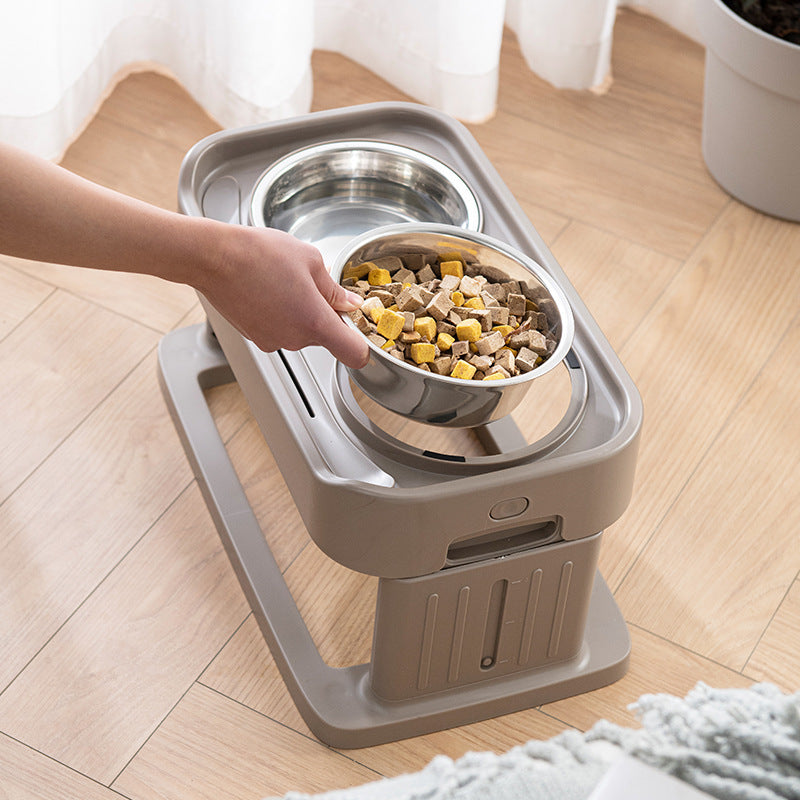 Lifting Stainless Steel Pet Tableware