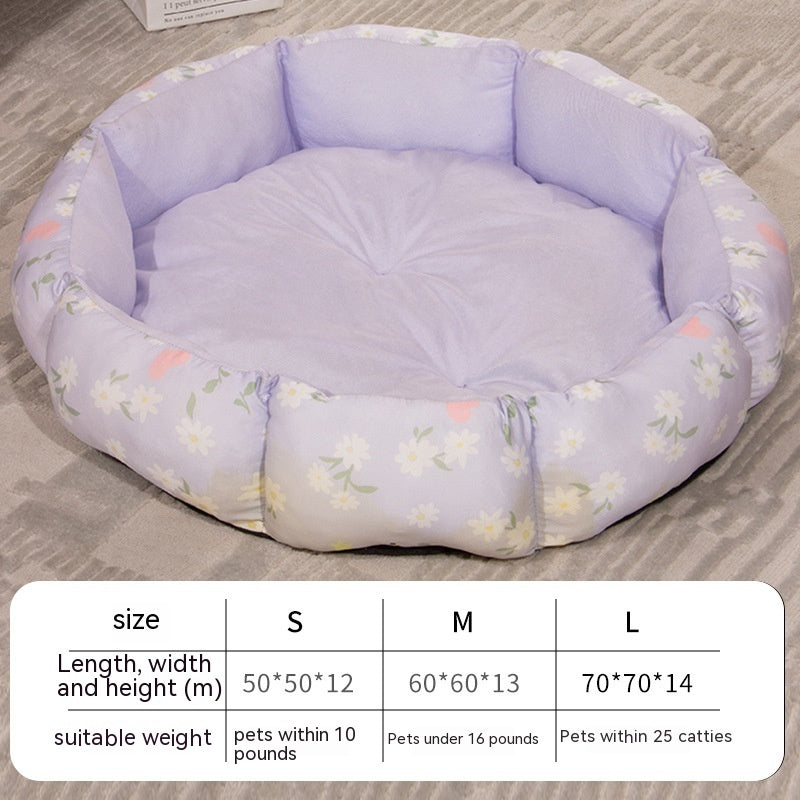 Octagonal Cage Pet Bed Fleece Lining