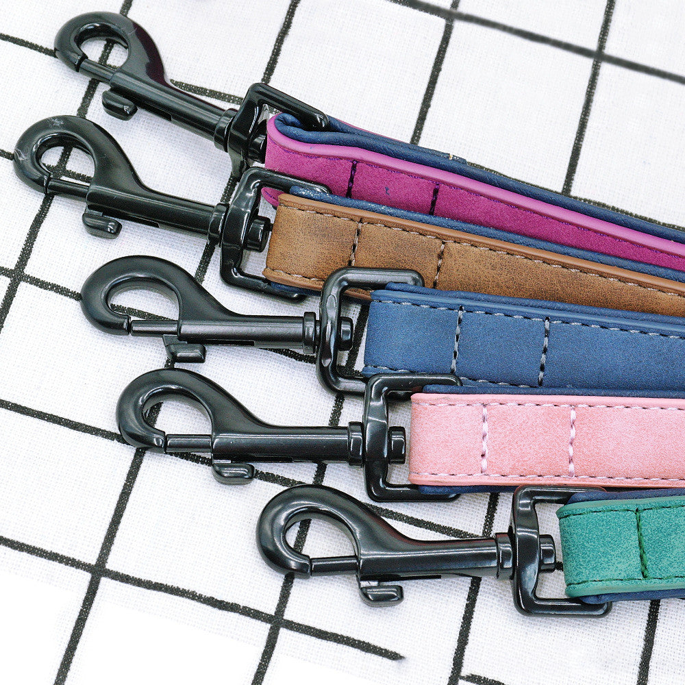 Dog Leash Pull-resistant Leather Products