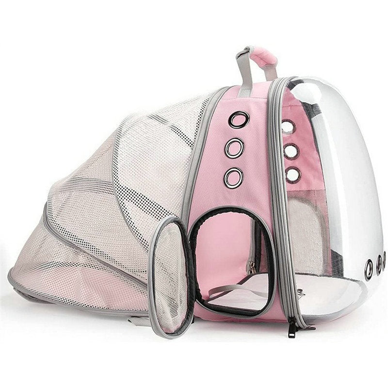 Rear Expandable Transparent Backpack