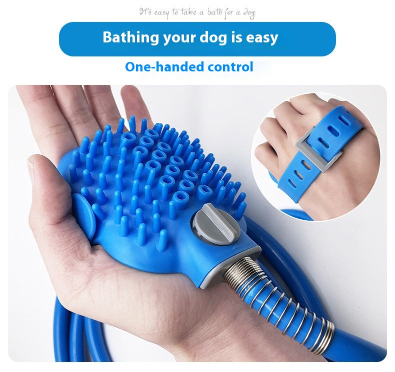 Silicone Nozzle Hand-held Shower Brush