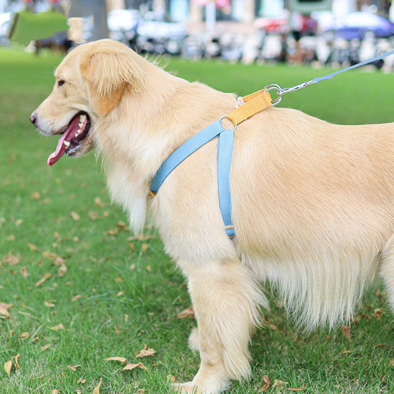 Pet Drawstring Leash Vest-style
