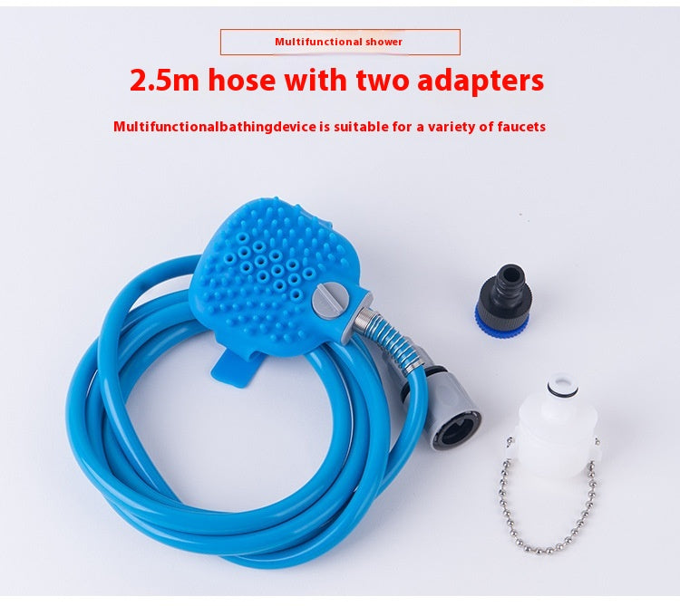 Silicone Nozzle Hand-held Shower Brush