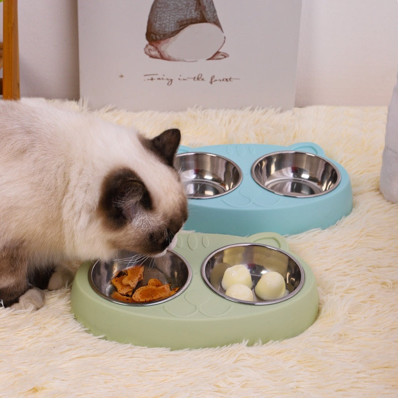 Cat Bowl Drinking Water Feeding