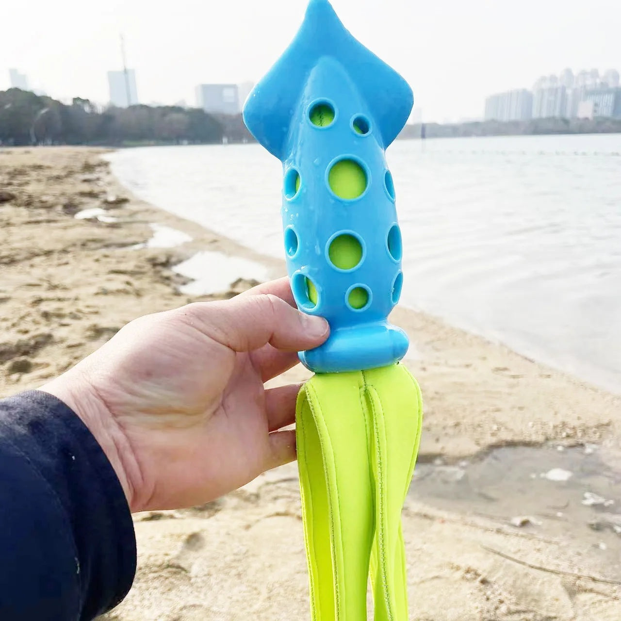Pet Chew Toy Teeth Cleaning Squeaky Cuttlefish